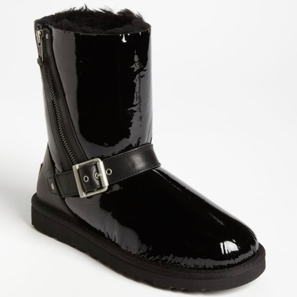 UGG Shoes - Ugg Blaise patent leather boots youth size